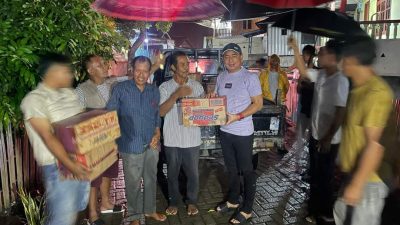 Banjir Melanda 3 Desa, Ketua DPRD Sumbawa Gercep Berikan Bantuan ke Warga